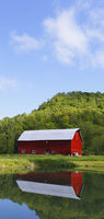 Coulee Barn Reflection