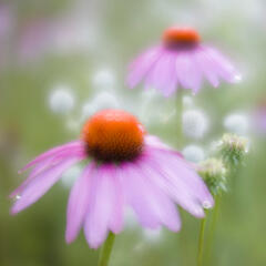 Echinacea And Eryngium