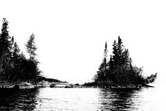 Backlit Island
