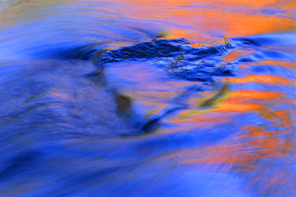 water reflection, abstract