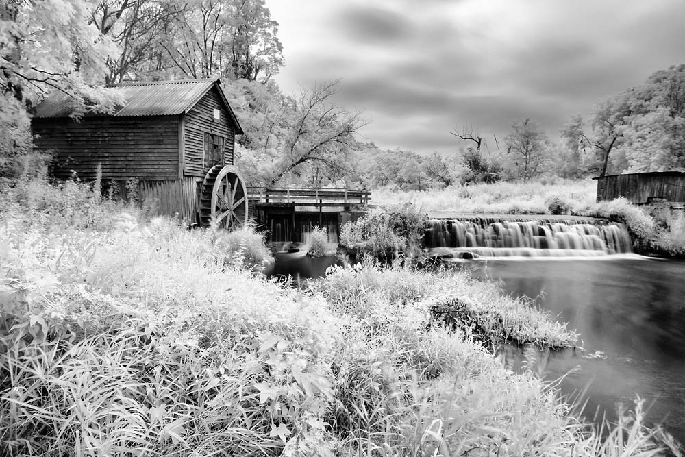 black and white, IR