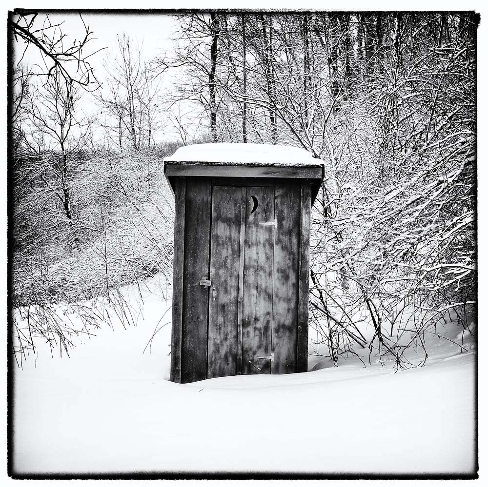 Outhouse, Snow