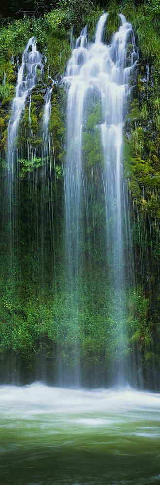 waterfall, moss